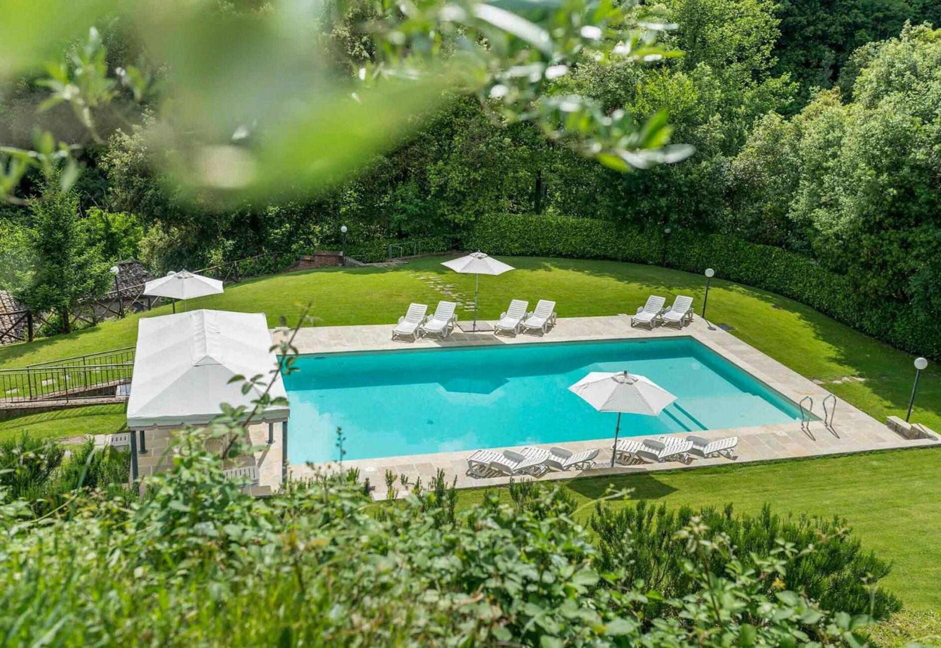 La Ferriera Exclusive Resort - Pool & Waterfall Loro Ciuffenna Eksteriør bilde