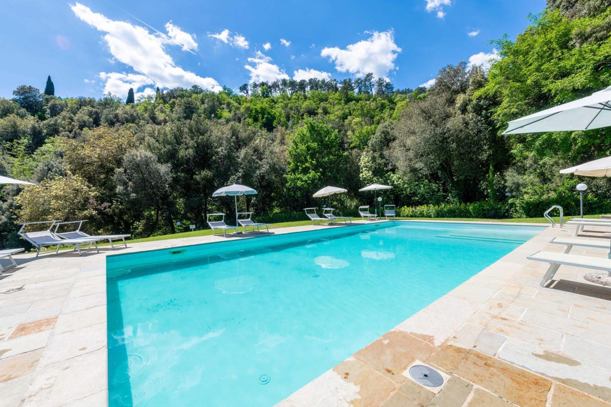 La Ferriera Exclusive Resort - Pool & Waterfall Loro Ciuffenna Eksteriør bilde