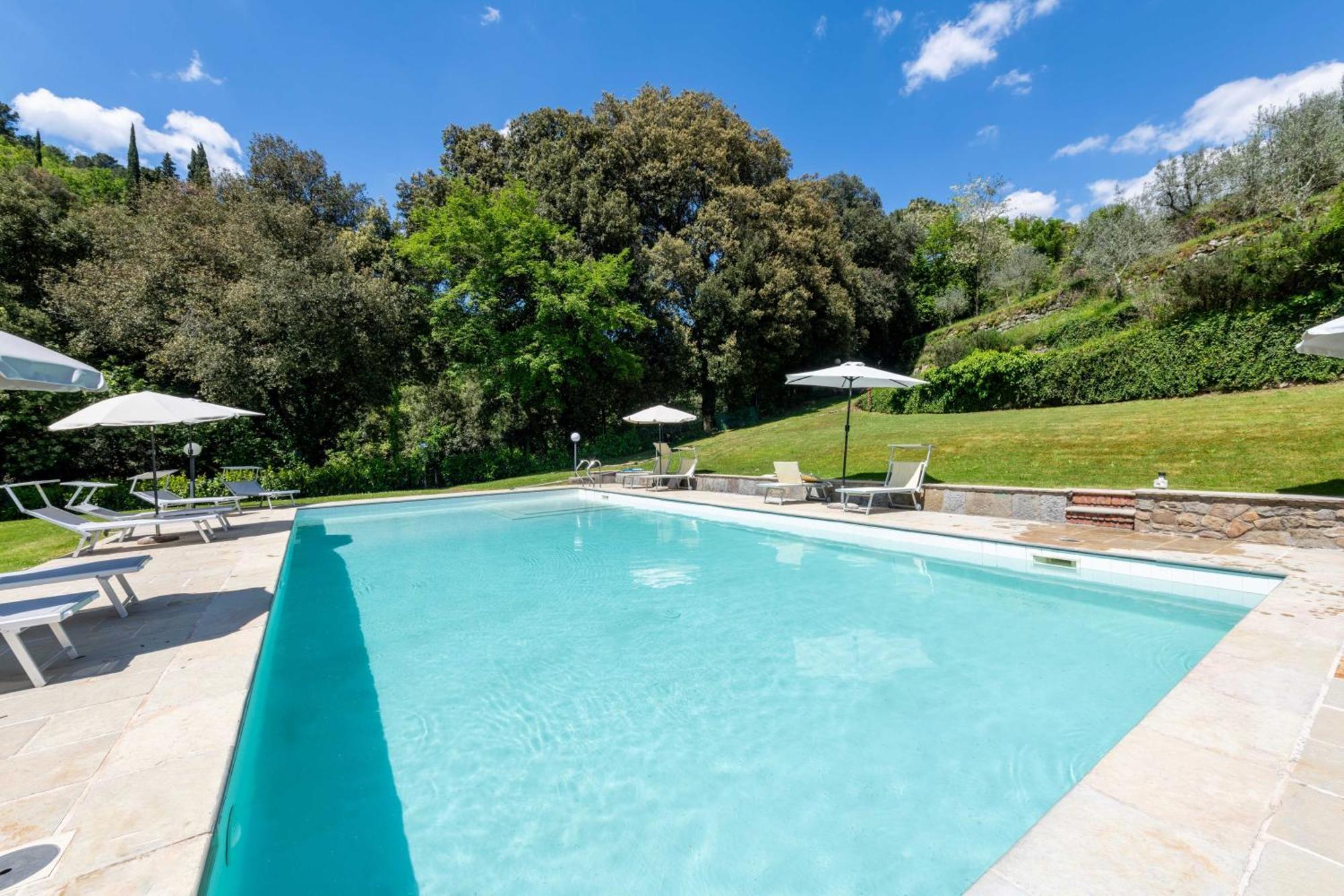 La Ferriera Exclusive Resort - Pool & Waterfall Loro Ciuffenna Eksteriør bilde