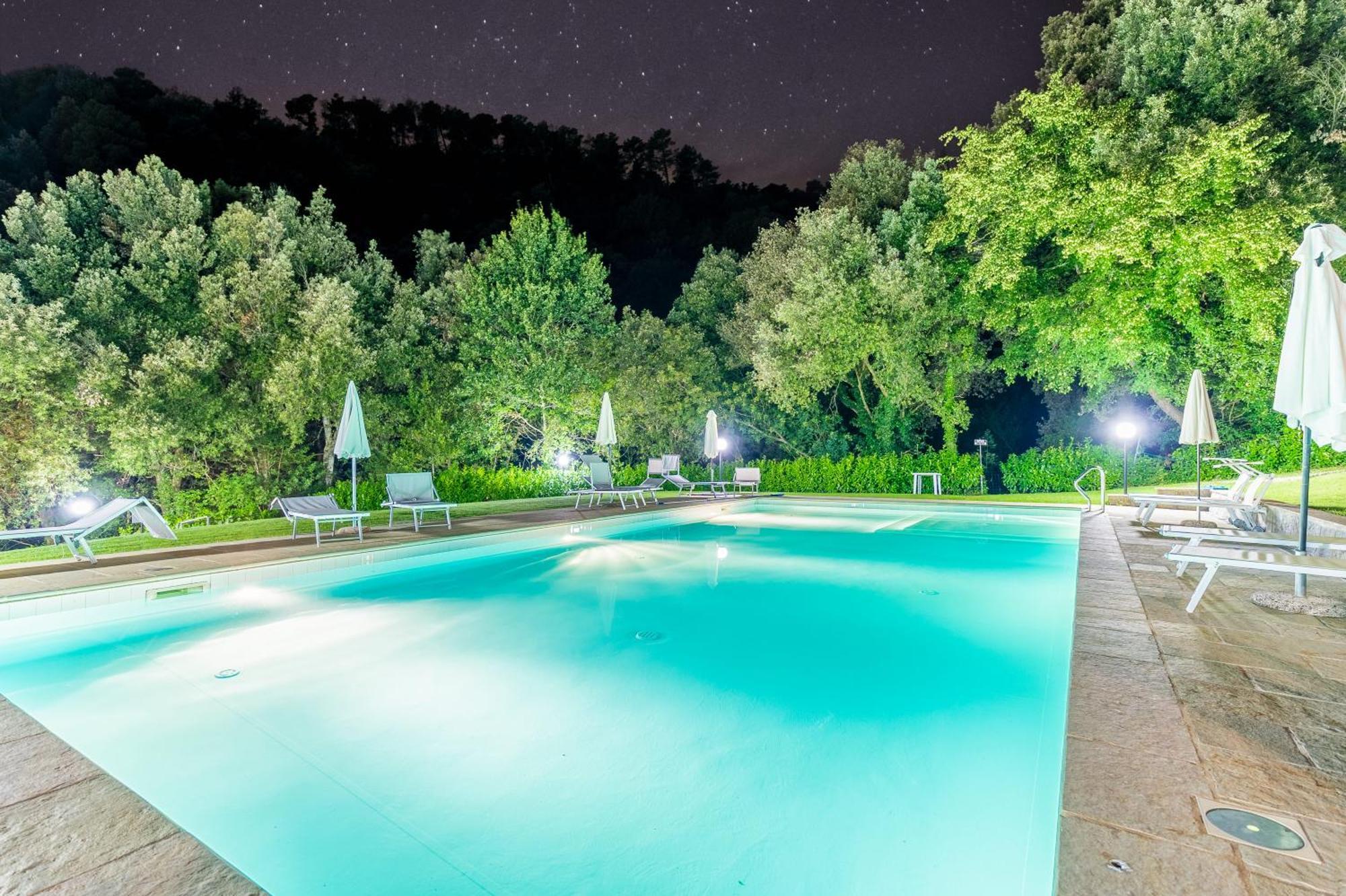 La Ferriera Exclusive Resort - Pool & Waterfall Loro Ciuffenna Eksteriør bilde
